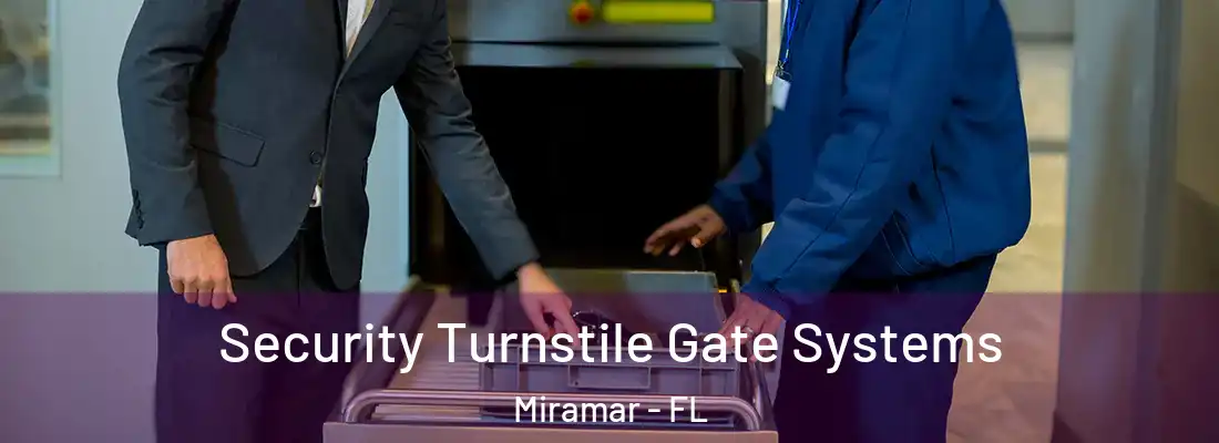  Security Turnstile Gate Systems Miramar - FL